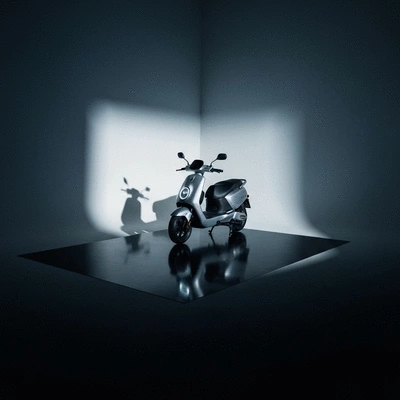 Child stroller undergoing a crash test in a laboratory setting