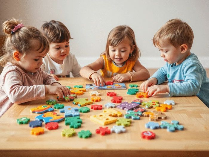 **Puzzle dla dzieci** wg wieku: od 1 roku do 6 lat – ranking i pomysły na naukę