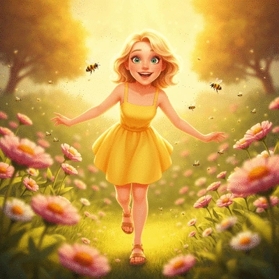 Happy baby eating healthy food